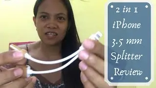 2 in 1 iPhone 3.5 mm splitter Review