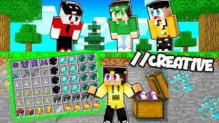2 CACCIATORI VS MARCY IN CREATIVA !! SPEEDRUNNER  - MINECRAFT ITA