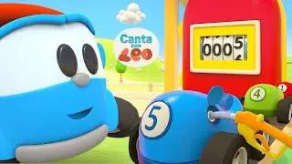 Leo el Camion - Canciones Infantiles - Camiones Grandes 1 Hora en español