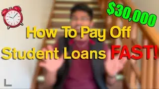 How To Pay Off Student Loans FAST! (5 TIPS)