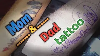 Mom & dad tattoo #mom&dadtattoo / #lovetattoos