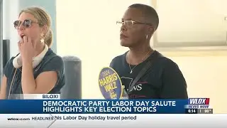 Mississippi Democratic Party holds Labor Day salute at Point Cadet Plaza