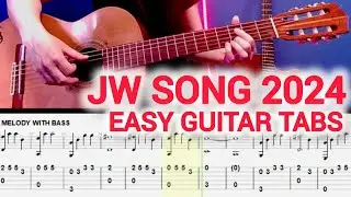 JW SONG 2024 - Good news! Guitar tutorial (Песня Радостная весть)