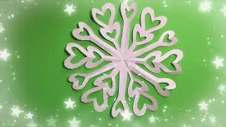 ★ DIY: SCHNEEFLOCKE ★ Basteln mit papier, Origami, weihnachtsdeko selber machen aus papier