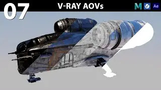 V-Ray AOVs (Render Elements/Passes) — Razor Crest VFX Lecture 07