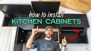How to install TOUCH TO OPEN Frameless Kitchen Cabinets