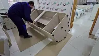 Сборка Шкаф Анель угловой