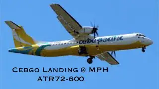 Cebgo ATR72-600 Landing At Caticlan | 