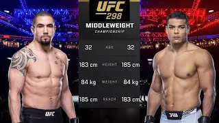 Robert Whittaker vs Paulo Costa Full Fight -  UFC 298 Fight Night