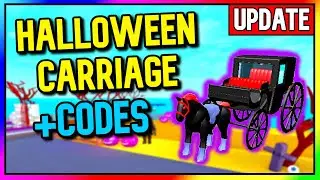 HALLOWEEN CARRIAGE🎃 Airport Tycoon Halloween Event UPDATE (Roblox)