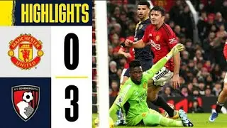 United Kalah Telak di Kandang || United vs Bournemouth Skor 0-3 #highlights #ligainggris #reddevils