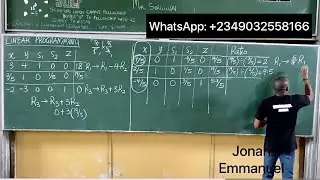 Simplex Method of Solving Linear Programming 