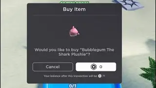 GETTING THE BUBBLEGUM SHARK PLUSHIE UGC LIMITED [FREE]