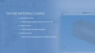 How to Specify Material Properties with Functions in COMSOL Multiphysics