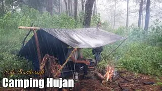 Solo Camping hujan - Bushcraft Indonesia