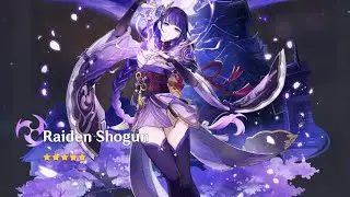 Wishing on Raiden Shogun's banner