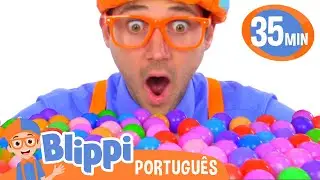 Aprende Cores com o Blippi! | Blippi em Português | Vídeos Educativos para Crianças