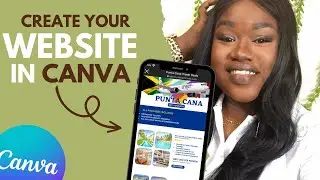 HOW TO CREATE A WEBSITE IN CANVA| TRAVEL AGENT WEBSITE