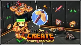 EXOESQUELETOS, DRONES Y HERRAMIENTAS con Create: Stuff & Additions - Guía Español