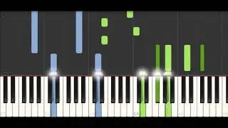 Queen - White Queen live version (Synthesia tutorial)