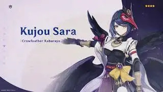 Kujou Sara Gameplay [ Spoilers ] Genshin Impact v2.1