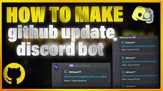 How To Make Github forks and stars update discord bot || keep alive 24/7