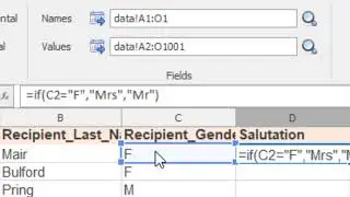 Mail Merge to pdf with conditional formula IF THEN ELSE in Excel is easier than in Word document
