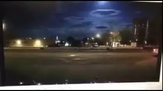 Portland Police Dashcam Captures Fireball Lighting Up Sky Over Maine
