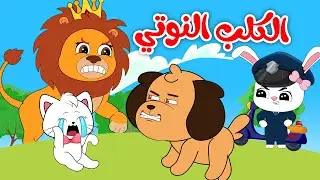 نوتي الكلب النوتي - القطة الحزينة مع الأسد | قناة حيوانات الغابة