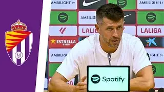 Paulo Pezzolano reflexiona sobre la derrota 7-0 ante el Barça | Rueda de Prensa Valladolid