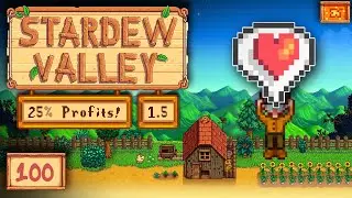 Stardew Valley 1.5 (25% Profits) - Ep 100 - New Season, New Crops!