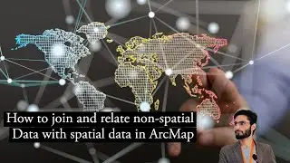 How to join and relate non-spatial Data with spatial data in ArcMap | Use of cut polygon | @aeishfaq