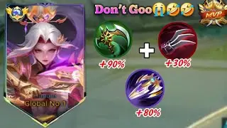 Hanabi Killing Build Fro Beginner to rich up Rank #hanabi #mobilelegends
