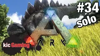 Let's Play ARK: Survival Evolved single player survival Ep 34 - Jurassic ostrich