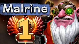 14 000 ММР снайпер не сдается после гангов - Malrine Sniper 7.37 DOTA 2
