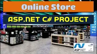 Online Store ecommerce project | ASP.net C# with MSSQL server database | IIS | asp108 