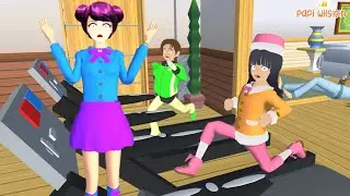 Yuta and Mio Challenge 24 Hours Running on a Tredmill But..🤣🙄 | Sakura School Simulator | Papi Wi...