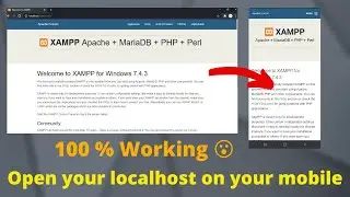 how to see your localhost website on your mobile phone | Access localhost from mobile | {100% Work}