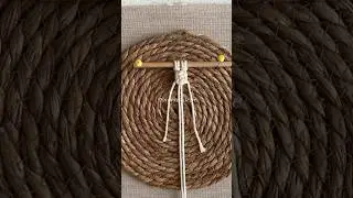 Diy Macrame Nó Pipoca 🍿✨ #macrame#handmade#knot#art#artesanato#nó#norrisatelie