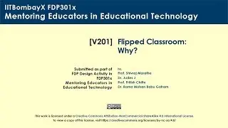 FDP301x | V201 Flipped Classroom: Why?