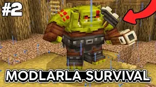 DEVASA ORK SAVAŞI! | Minecraft Modlarla Survival | #2