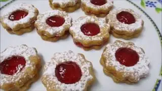 עוגיות פרח עם ריבה ממש טעימות -מתכונים קלי הכנה