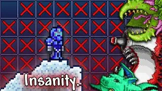 How I Beat Terraria with ONE Inventory Slot!