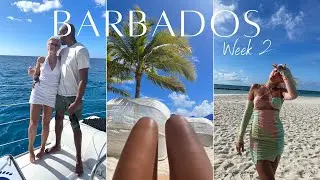 BARBADOS TRAVEL VLOG 2022 | Sandals Royal, Boat Trip & Local Food 🌴