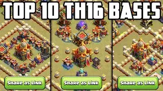 *Top 10* BEST TH16 Base with TH16 Base Link (Clash of Clans)