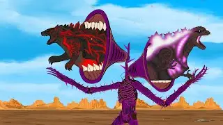 GODZILLA .vs SIREN HEAD: Size Comparison [P3] | SIREN HEAD & GODZILLA MOVIE