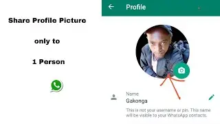 How To WhatsApp DP Show Only One Person| Profile Picture only 1 Person WhatsApp |Hide DP