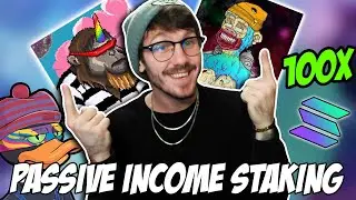 TOP 5 STAKING NFT PROJECTS FOR INSANE PASSIVE INCOME! (EARLY SOLANA NFT PROJECTS!)