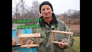 Protection of bees from tits and wind | Verandas and sloping boards