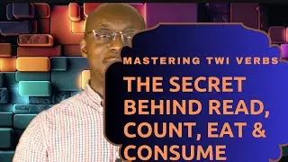 Mastering Twi Verbs: The Secrets Behind Read, Count, Eat, and Consume
#learntwiwithopoku